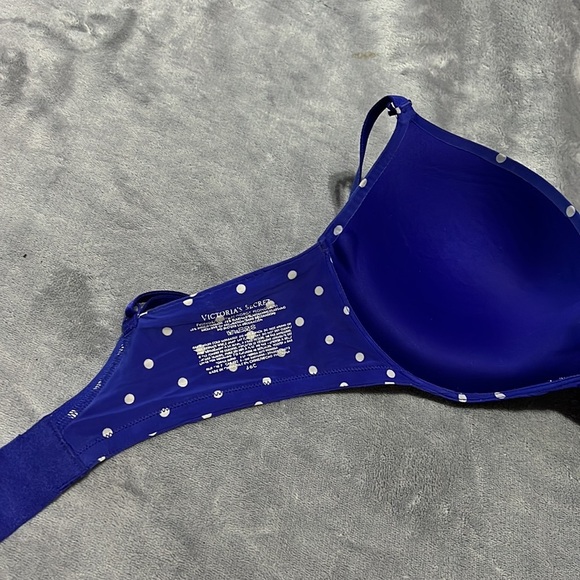 Victorias Secret Blue and White Bra Set - Picture 7 of 8